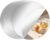 8 Pack Acrylic Round Mirrors, 8 inch Circle Mirror Tiles Self Adhesive Mirror Stickers for Wall Home Living Room Bedroom Decor, Small Mirrors for Crafts (Thickness 1 mm) (8 inch/20cm)