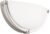 Flynix 13 inch Dimmable LED Wall Sconce, Half Moon Wall Light Fixture, 3000K/4000K/5000K Color Temperature Adjustable, Modern Bathroom Vanity Light Fixtures，Super Bright 950 Lumen (Brushed Nickel)