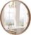 WallBeyond Wood Round Mirror with Wood Frame 24 inch Circle Wall Mirror for Bathroom Round Wall Mirror for Wall Decor, Vanity, Entryway Living Room (Walnut)
