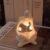 Reading Sculptures Tulip Lamp,Thinker Statue Figurine Battery Powered Night Light,Modern Abstract Home Decoration, Living Room Bookshelf Office Shelves Desk Decor,Aesthetic Gift