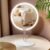 Makeup Mirror with Lights, 4K Ultra-Clear Reflection, Long-Press Adjustable Brightness, 3 Glow Settings, Flexible Multi-Angle Design–Perfect for Makeup and Skincare (White)