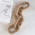 Natural Wood Chain Link Decor – 21″ Light-Medium Decorative Object for Coffee Table, TV Stand & Living Room – Bohemian Shelf & Entryway Table Accent – Gift Idea for Housewarming or Home Décor