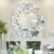 Autdot Round Mirror for Wall Decor, 36″ Large Living Room Mirror with 3D Beveled Glass Frame, Modern Frameless Unique Design for Dining Room, Entryway, Bathroom, Fireplace