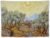 Van Gogh Olive Trees With Yellow Sky And Sun Art Tapestry Wall Hanging Curtain Decor Bedroom Home Living Room Wall Art Tapestries 30″x40″