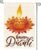 AVOIN colorlife Happy Diwali Garden Flag 12×18 Inch Double Sided Outside, Diyas the Festival of Lights Yard Outdoor Flag
