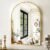 20″x30″ Gold Arched Bathroom Mirror – Wall Mirror for Bathroom, Metal Frame Vanity Mirror, Dresser Mirror, Arch Decorative Mirrors for Living Room, Bedroom, Entryway, Mantle