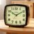 Lamisola Small Battery Alarm Clock for Bedrooms, Analog Travel Clocks, Bedside Desk Table Clock for Room Decor, Slient, Big Numbers for Seniors, Gently Ascending Alarm for Heavy Sleepers, Black