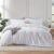 Hearth & Harbor White Duvet Cover King Size – 3 Piece King Duvet Cover Set, Soft Double Brushed King Duvet Covers with Button Closure, 1 King Size Duvet Cover 104×90 inches and 2 Pillow Shams