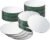 Suwimut 30 Pieces Round Glass Mirror Tiles, 6 Inch Glass Mirrors Candle Plate Frameless Circle Mirror Trays Wall Mounted Mirrors Bulk for Wedding Table Centerpieces, DIY Crafts, Home Decorations