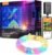 400 RGBIC LEDs Smart Curtain Lights with DIY GIF, 6.6×6.6ft Color Changing Holiday Wall Lights with APP, IP65 Waterproof Christmas String Fairy Lights for Indoor Outdoor Bedroom Window