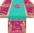 HOWAF Happy Diwali Table Runner with Place Mat for Festival of Lights Party Decoration, Diya Table Liner with Placemats for Indian Deepavali Diwali Rangoli Dining Supplies, Set of 5