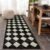 Lahome Washable Kitchen Runner Rug, 2×7 Black and White Hallway Runner Rugs with Rubber Backing Bathroom Runners, Moroccan Trellis Soft Non Slip Stain Resistance Carpet Runners for Entryway Bedside