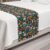Ambesonne Dogs Bed Runner, Pattern with Puppy Food Paw Traces Bowls and Toys Veterinary Pet Lover Themed Print, Decorative Accent Bedding Scarf for Hotels Homes and Guestrooms, King, Aqua Black
