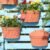 Sungmor Wall Hanging Planters,11.5 Inch Hanging Flower Pots for Railing Fence – Indoor Outdoor Balcony Wall Hanging Basket, Plastic Plant Pot Container – Half Round & 3PC Pack & Brick Red