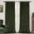 BGment Olive Green Velvet Curtains 84 Inch Length, Thermal Insulated Blackout Curtains Room Darkening Drapes with Back Tab and Rod Pocket for Living Room/French Door, Set of 2 Panels, 52 x 84 Inch