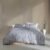 Calvin Klein – King Duvet Cover Set, Soft Cotton Sateen Bedding with Shams, Button & Corner Tie Closure (Wildflower Dusk Purple)